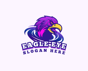 Gaming Eagle Bird logo design