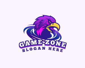 Gaming Eagle Bird logo design