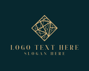 Commercial - Luxury Geometric Diamond logo design