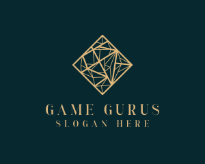 Luxury Geometric Diamond Logo