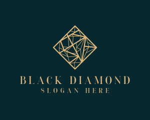 Luxury Geometric Diamond logo design