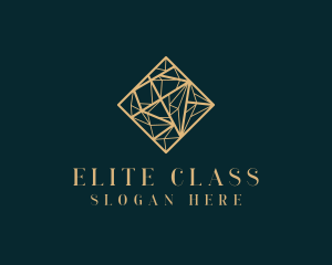 Luxury Geometric Diamond logo design