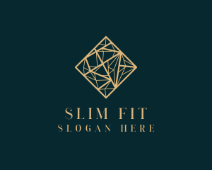 Slim - Luxury Geometric Diamond logo design
