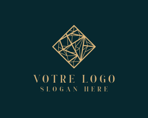 Plastic Surgeon - Luxury Geometric Diamond logo design