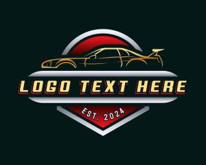 Vehicle - Motorsport Racing Garage logo design
