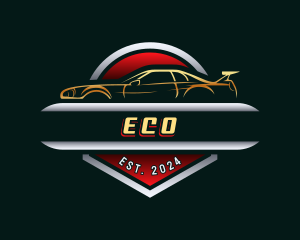 Sedan - Motorsport Racing Garage logo design
