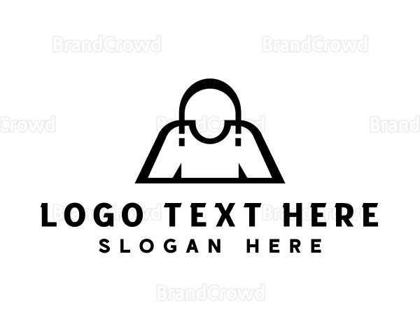 Shirt Bag Shopping Logo