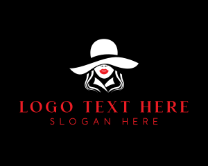 Hat - Fashion Hat Lady logo design