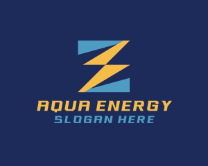 Lightning Energy Bolt logo design