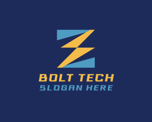 Lightning Energy Bolt logo design