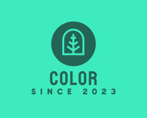 Simple Green Tree logo design