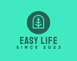 Simple - Simple Green Tree logo design