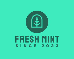 Mint - Simple Green Tree logo design