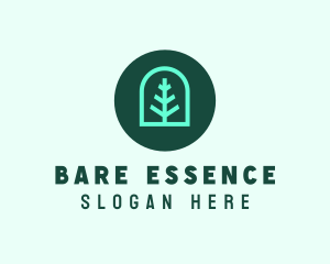 Simple Green Tree logo design