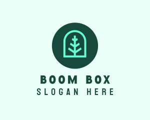 Simple Green Tree logo design