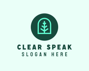 Simple Green Tree logo design