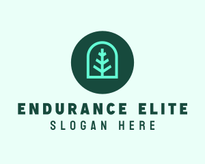 Simple Green Tree logo design