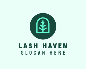 Simple Green Tree logo design