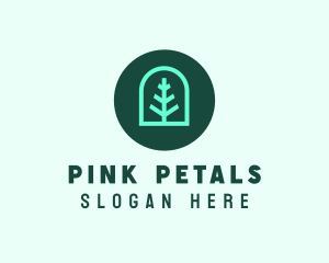 Simple Green Tree logo design