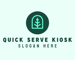 Simple Green Tree logo design