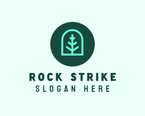 Simple Green Tree logo design