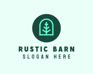 Simple Green Tree logo design