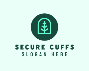 Simple Green Tree logo design