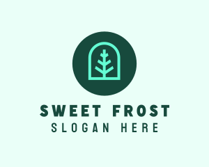 Simple Green Tree logo design