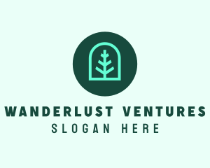 Simple Green Tree logo design