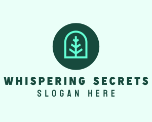 Simple Green Tree logo design