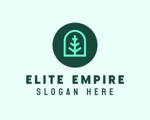 Simple Green Tree logo design