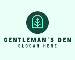 Simple Green Tree logo design