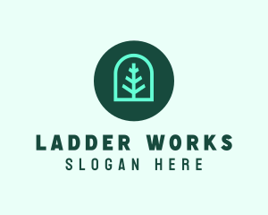 Simple Green Tree logo design