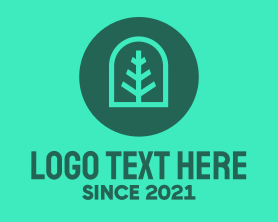 Simple - Simple Green Tree logo design