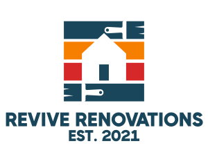 Renovation - Painting House Renovation logo design