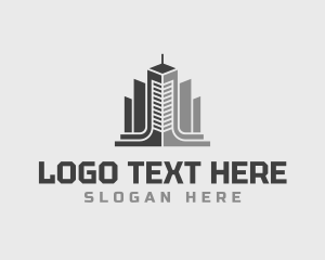 Structure - City Contractor Building Architecture logo design