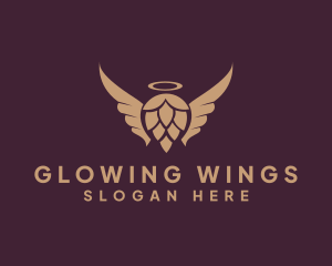 Malt Hops Wings  logo design