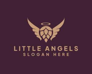 Malt Hops Wings  logo design