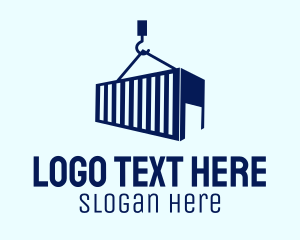 Blue Container Storage  Logo