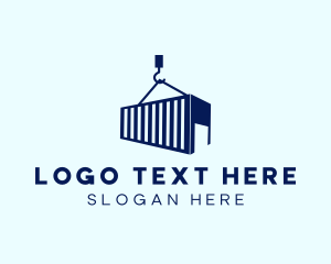 Goods - Container Storage Import Crane logo design