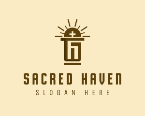 Holy - Holy Cross Pedestal logo design
