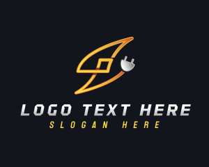 Power - Electric Power Plug logo design