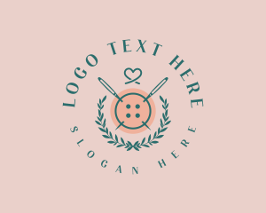 Stitch - Handicraft Sewing Needle logo design