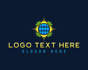 Sunlight - Natural Solar Power logo design