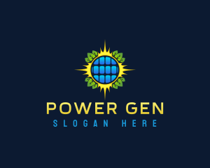 Natural Solar Power logo design