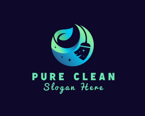 Natural Eco Cleaning logo design