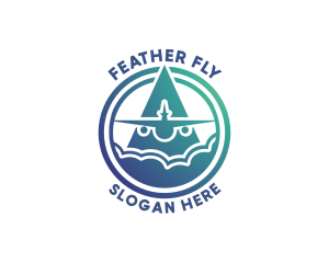 Aviation Flying Airplane logo design