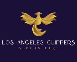 Luxury Golden Phoenix Logo