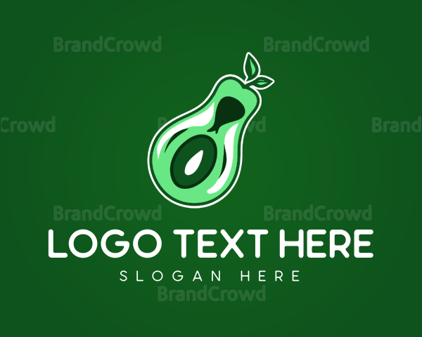 Avocado Fruit Greens Logo