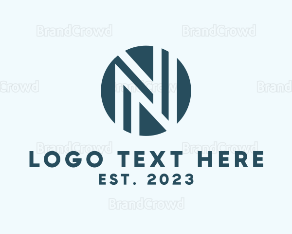 Modern Professional Letter N Logo